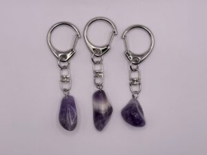 Kľúčenka leštený kameň AMETYST