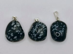 Prívesok kameň vločkový Obsidián