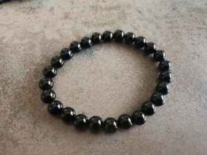 Náramok guličky ÓNYX pánsky 8 mm